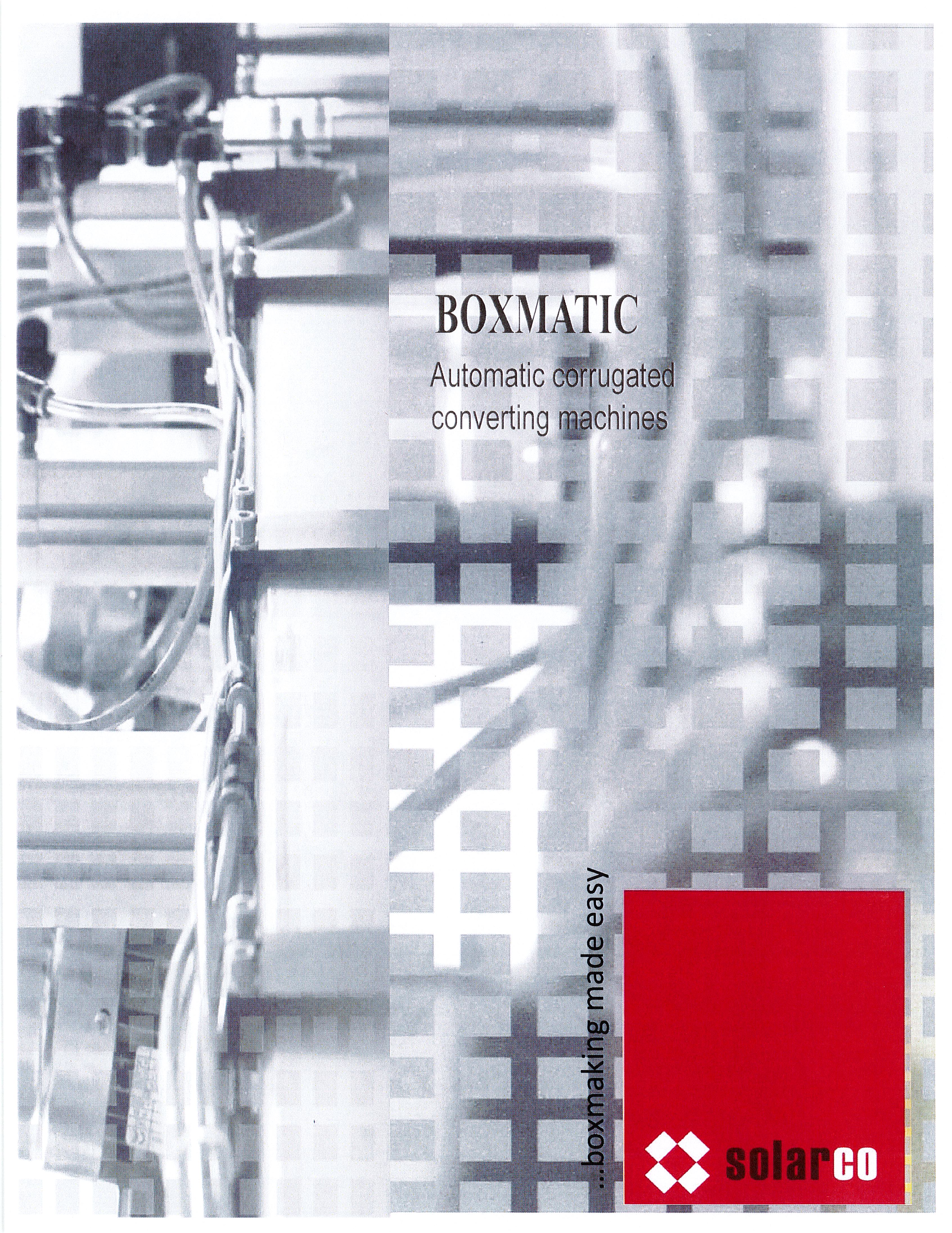 Learn more in the Solarco BOXMATIC Automatic Brochure